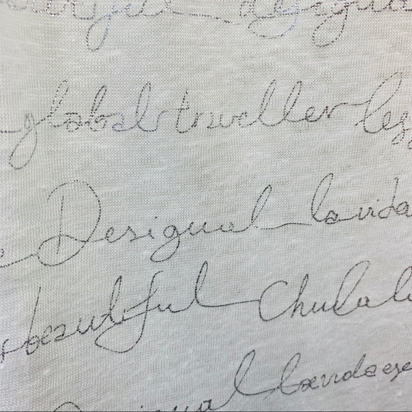 Desigual white script signature lace tank - Picture 4 of 8